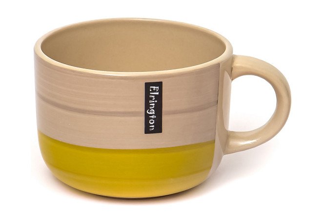 Изображение товара Бульонница Elrington Сиеста 500 мл из керамики бежево-желтая