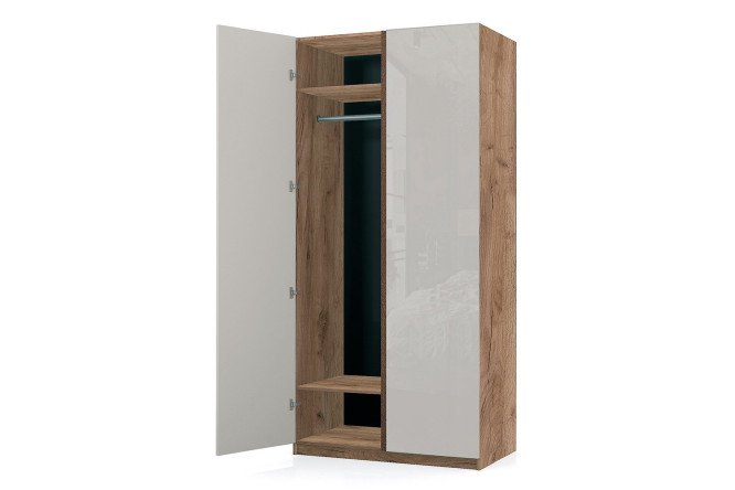 Изображение товара Шкаф 2-дверный Оскар Николь с элементами дуба и магнолии