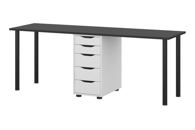 Изображение товара Письменный стол Alexys 200 с тумбой - современное решение для дома и офиса