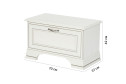 Тумба для обуви Тиффани (Tiffany) 70х42х37 см