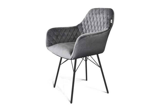 Изображение товара Стул SHT-ST38/S64 с подлокотниками 58х86х61 см велюр металл