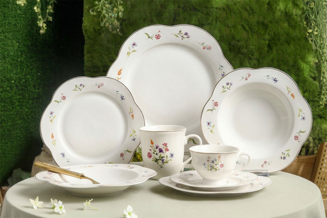 Набор тарелок Mandarin decor Блум 2 шт., Фарфор