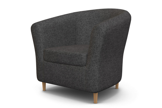 Изображение товара Кресло Евро Лайт 82,5x76x82 см обивка рогожка максимальная нагрузка 120 кг