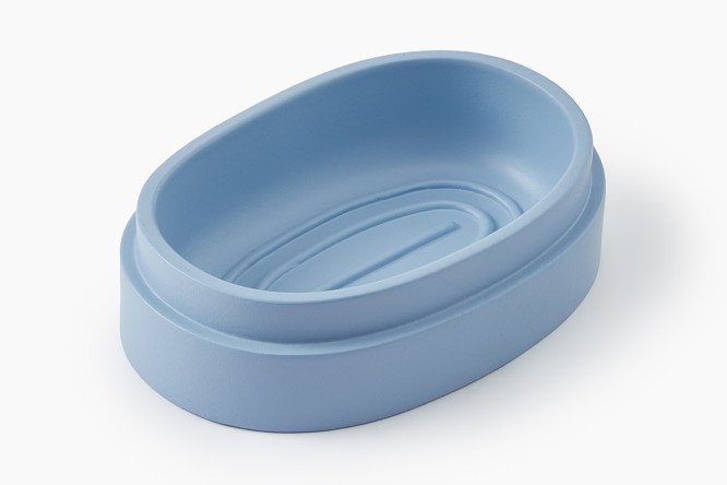 Изображение товара Мыльница Akara из полирезин, размеры 12,5х3,2х8,1 см, отдельно стоящая