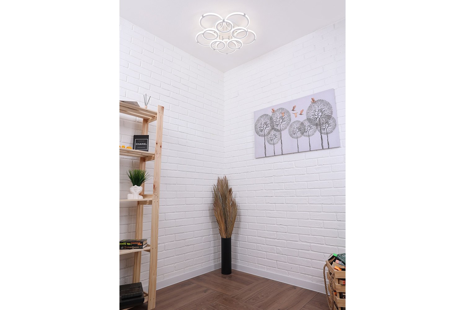 Люстра SCHAFFNER Rustico 23 кв.м., 69.5x12.5x69.5 см, LED