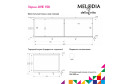 Экран под ванну MELODIA DELLA VITA Jive MBSJ15001 150х54 см