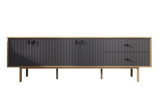 Изображение товара Комод Emerson с 4 дверками и 2 ящиками для хранения мебели