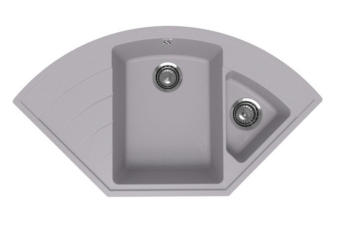 Изображение товара Моя врезная кухонная мойка Marta с крылом 100х55х22 см кварцевый композит