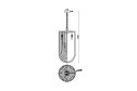 Светильник подвесной FREYA Modern Onda 15 кв.м., 30х36х30 см, E14