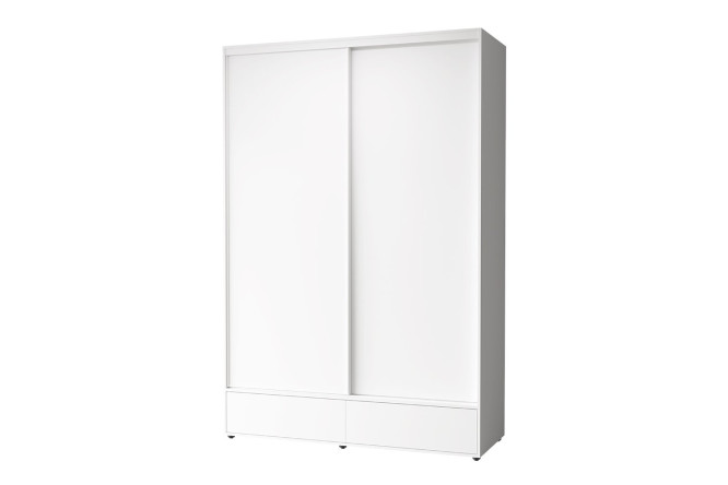 Изображение товара Двухдверный шкаф-купе Mod 160х239х62 см белый для спальни и прихожей