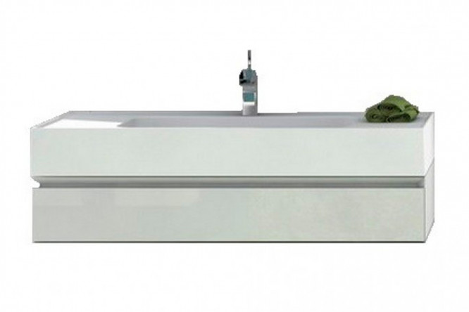 Изображение товара Модуль для раковины с кронштейнами AQUATON Ричмонд 100 см, цвет белый