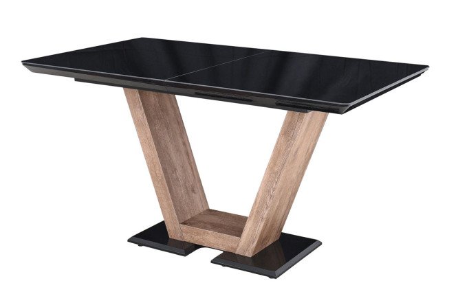 Изображение товара Раздвижной стол Торонто 140x75x80 см из МДФ и стекла