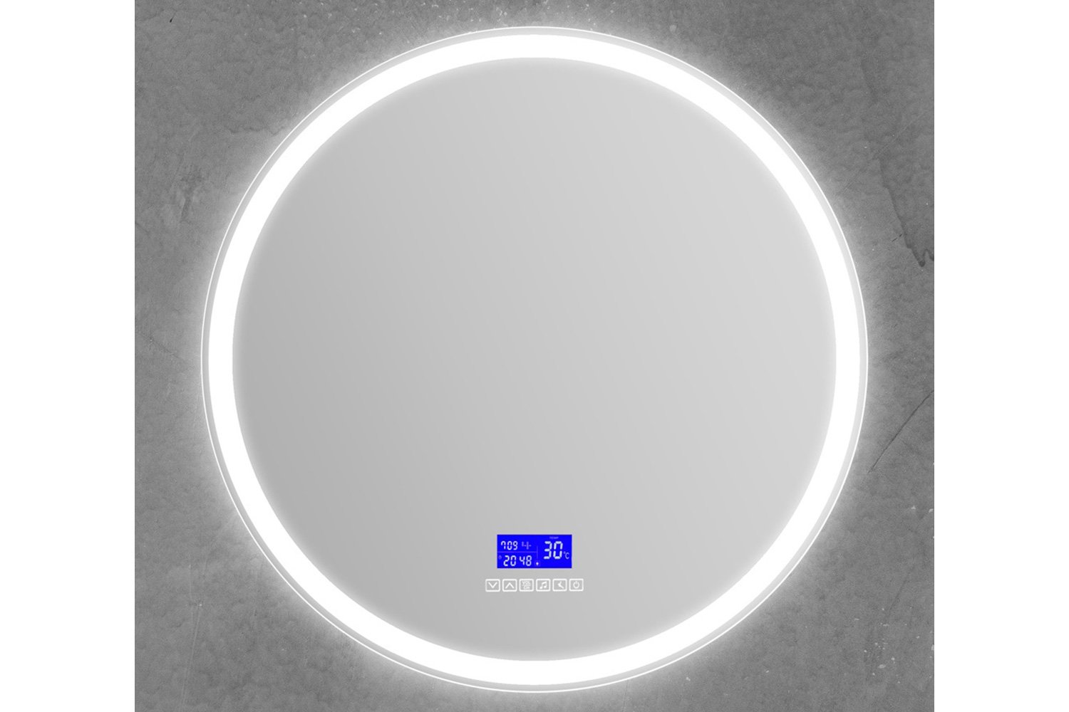 Зеркало с подсветкой BELBAGNO SPC-RNG-800-LED-TCH-RAD 80х80 см