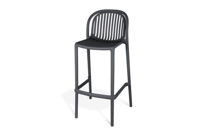 Изображение товара Стул барный SHT-S182-1 51.5х104х47 см, цвет сидушки серый, ножек серый