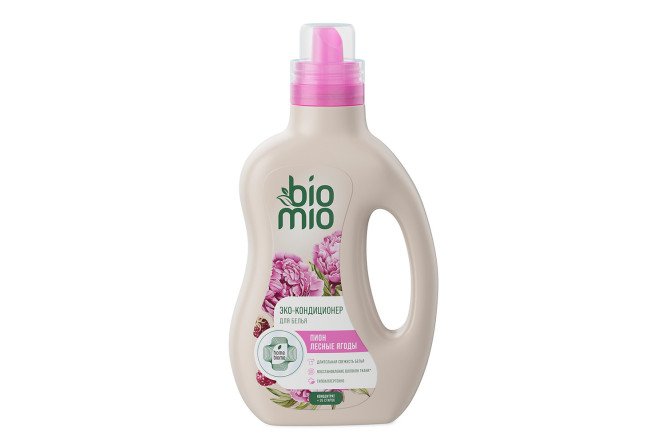Изображение товара Кондиционер для белья BioMio BIO-SOFT гель с ароматами пион и лесные ягоды