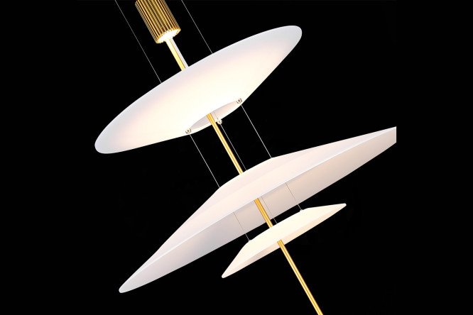 Светильник подвесной LED ST LUCE Isola 5 кв.м., 75х250х75 см, LED