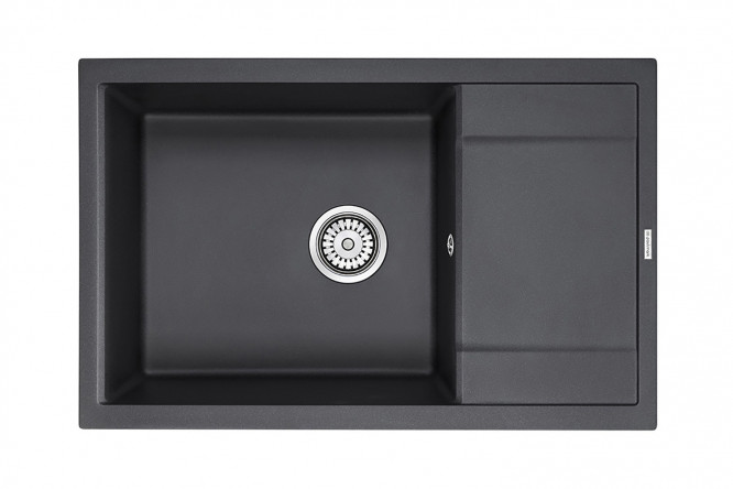 Изображение товара Врезная мойка с крылом PAULMARK Verlass PM317850-BL 78х50х20 см