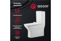 Унитаз-компакт AGGER AT02000 пристенный 39х84х65 см
