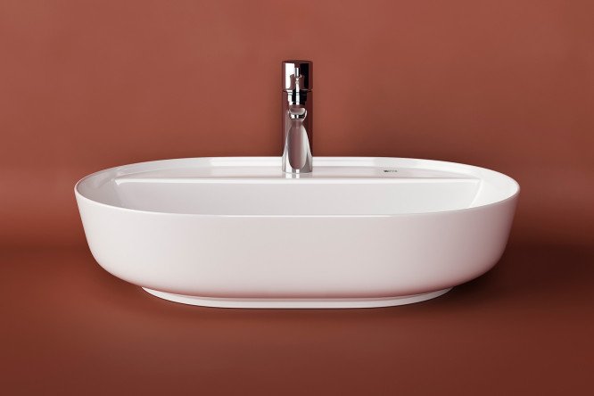 Раковина накладная CERAMICANOVA Modo CN2004 61х14х41 см