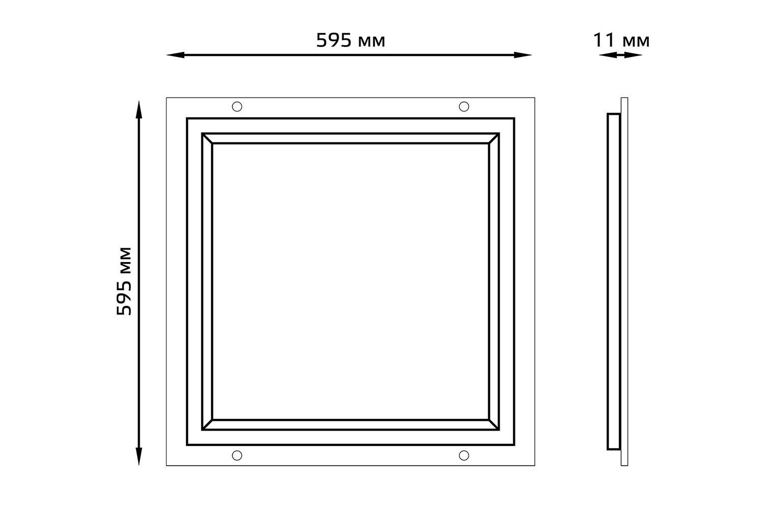 фото Рамка-светильник frame light gauss