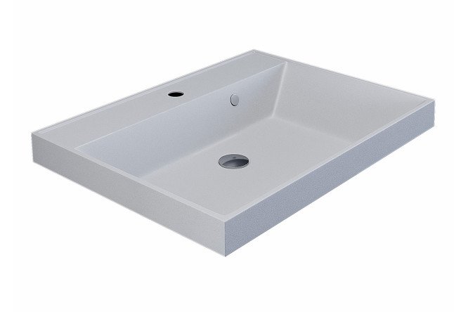 Изображение товара Раковина для ванной Clasic Quartz Полувстраиваемая, 60х15х45 см