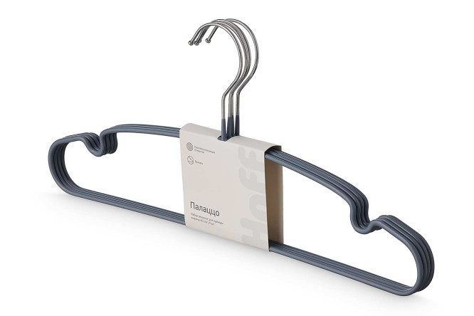 Изображение товара Набор вешалок для одежды HOFF Палаццо 4 шт.