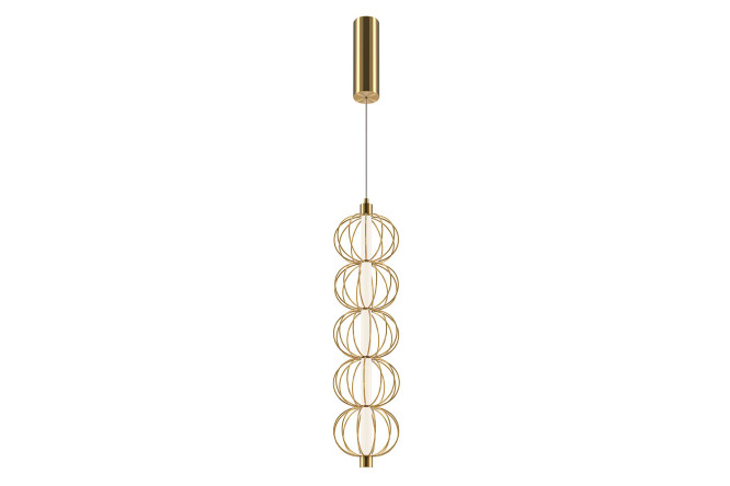 Изображение товара Подвесной светильник MAYTONI Modern Golden Cage 6 кв.м LED 14 см
