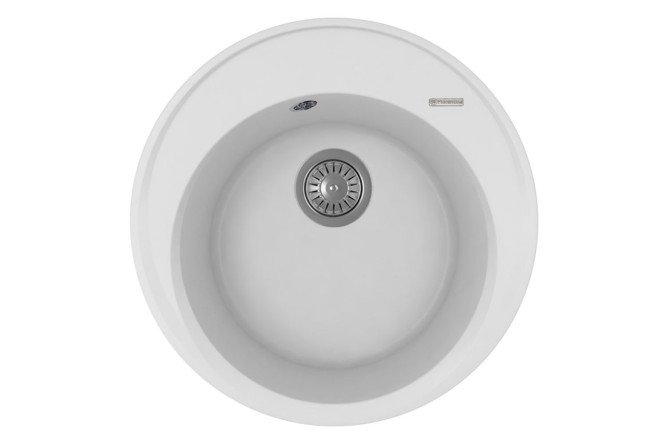 Изображение товара Врезная кухонная мойка Лацио 510 из кварцевого композита 51x51 см