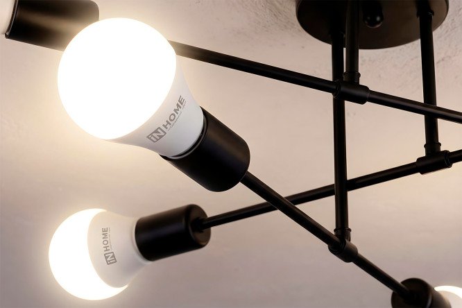 Лампа светодиодная IN HOME LED-A60-VC E27, 25W, Груша, 3000 К, Тёплый
