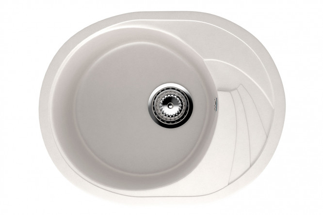 Изображение товара Мойка кухонная с крылом ULGRAN U-403 57х46,5х18 см искусственный мрамор