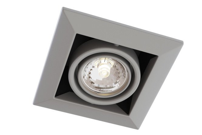 Светильник встраиваемый MAYTONI Downlight Metal Modern 12.6x7.8x12.6 см, GU10
