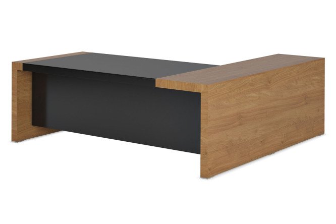 Изображение товара Письменный стол KYU DM левый 220х200 см большой рабочий стол для офиса и дома