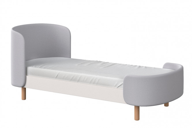 Кровать KIDI soft 67х167 см цвет белый, серый