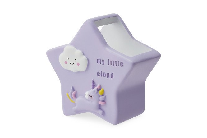 Изображение товара Стакан для зубных щёток Cloud 11,5х11,5х6,7 см полирезин