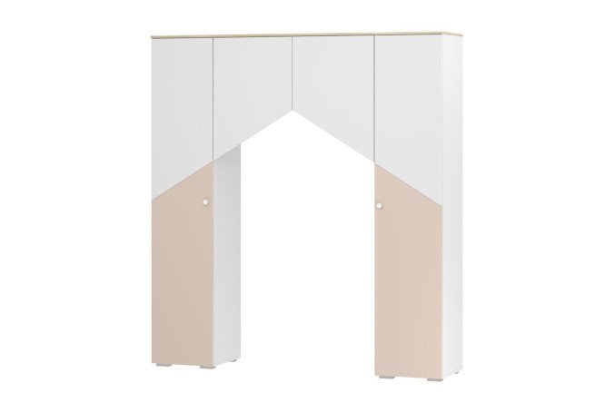 Изображение товара Шкаф комбинированный Банни 202.4х220х46.4 см из МДФ и ПВХ