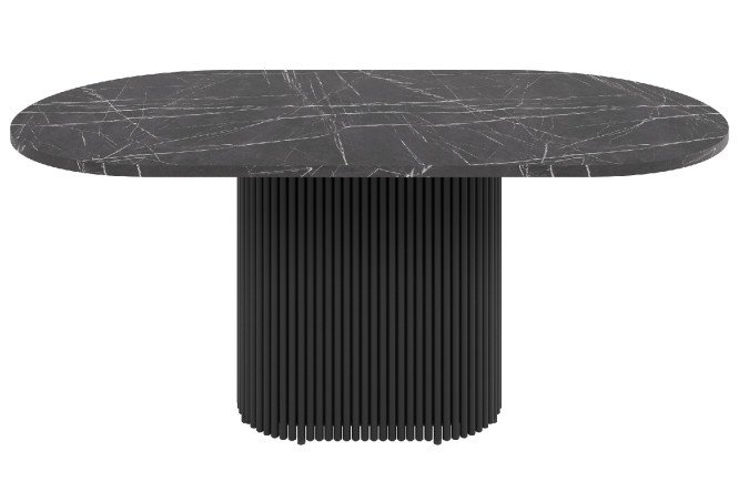 Изображение товара GENGLASS Trubis oval - стол овальной формы 180x75x90 см