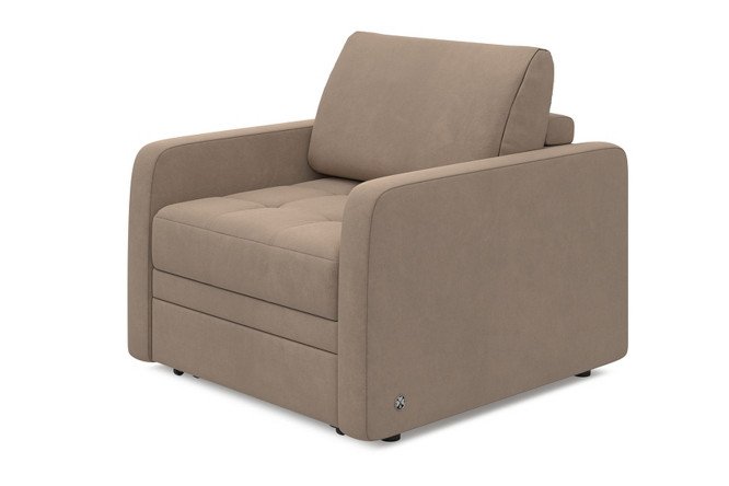 Изображение товара Кресло-кровать Бруно с выкатным механизмом из велюра 93х88х100 см