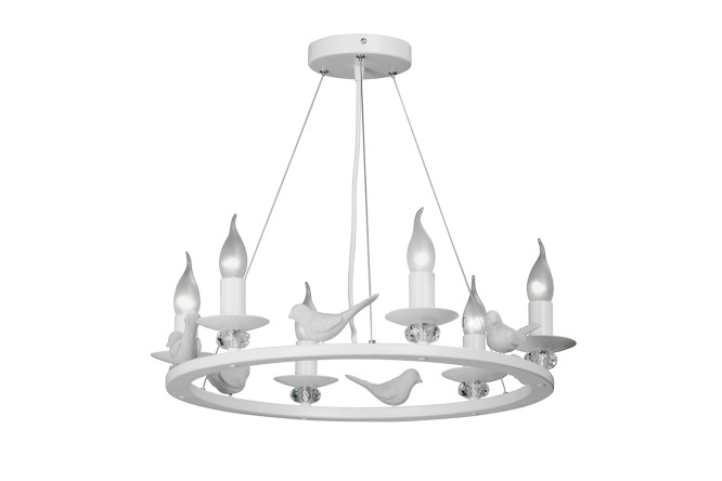 Изображение товара Люстра VITALUCE V4893-0/6S на 18 кв.м., E14, размеры 56х50х56 см