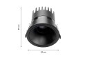 Светильник врезной FAVOURITE Headset 8.5x8.9x8.5 см, LED