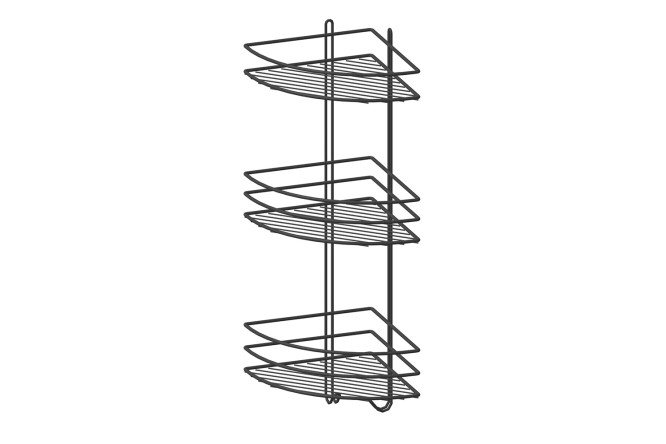 Изображение товара Полка угловая 3-ярусная П03321 настенная 20x58.5x20 см