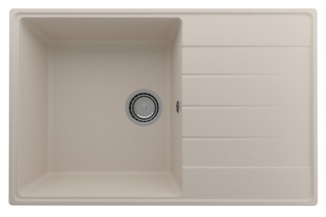 Изображение товара Мойка ULGRAN Quartz Prima 780-02 с крылом 50х78х20 см для кухни
