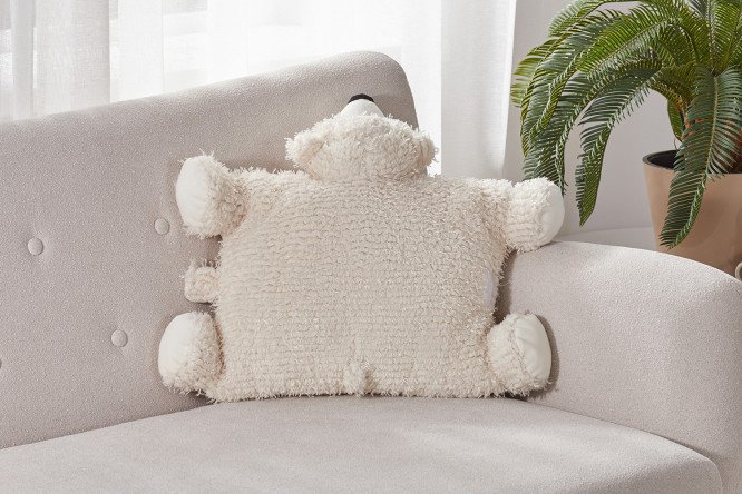 Декоративная подушка HOFF Медведь 55х32 см