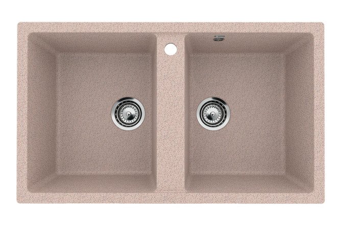 Изображение товара Врезная мойка ULGRAN U-708-302 из искусственного камня 86х51х20 см