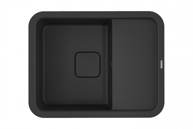 Изображение товара Мойка врезная с крылом OMOIKIRI Tasogare 65-BL черная 65х51х19 см