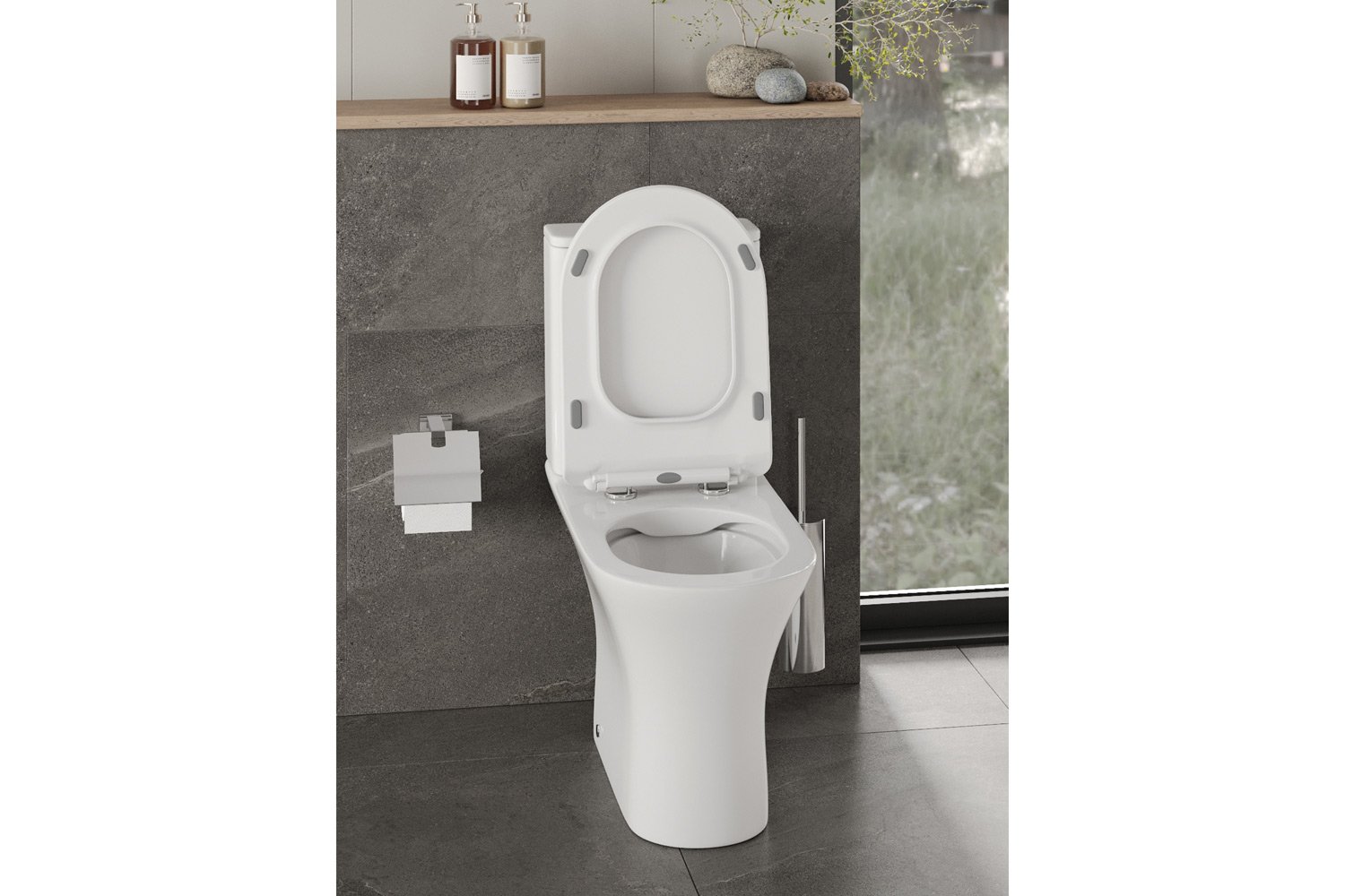Унитаз-компакт напольный ORANGE C01-000W 33.3х77х63.9 см