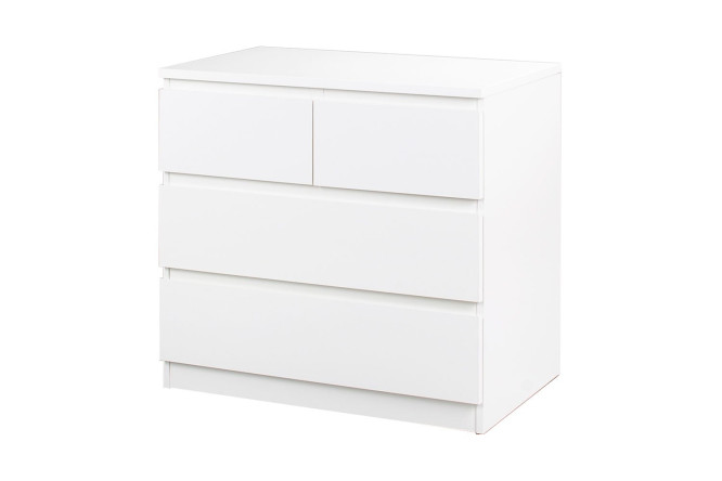 Изображение товара Комод Мальта 4 ящика белый компактный и вместительный