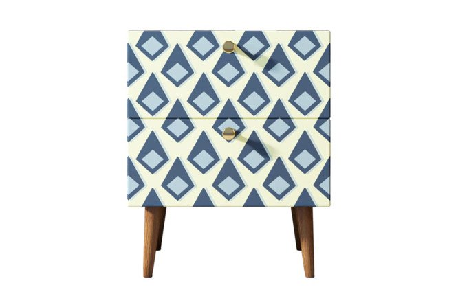 Изображение товара Прикроватная тумба с 2 ящиками Berber, компактный дизайн, ЛДСП