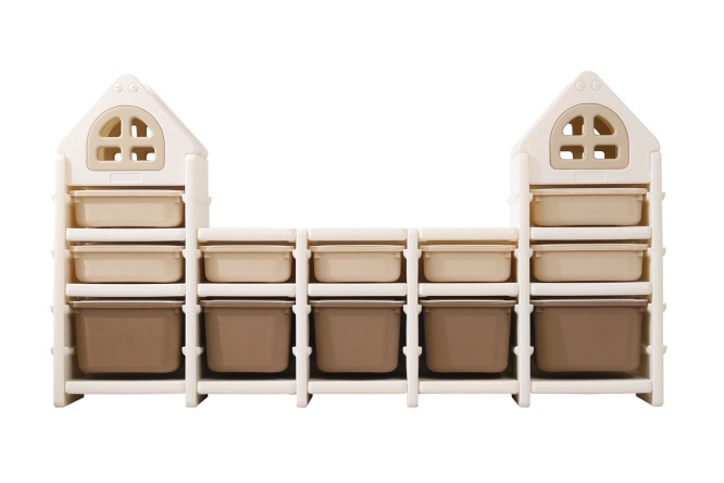 Изображение товара Стеллаж для игрушек PTSTW12CL 12 ящиков ABS пластик