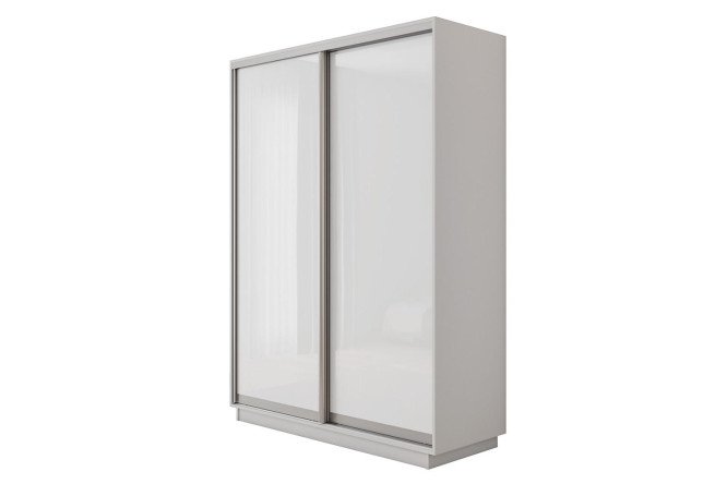 Изображение товара Шкаф-купе 2-дверный Оптима 120х220х60,1 см белый снег