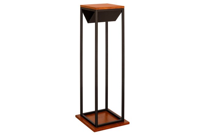 Изображение товара Дровница Tori из металла и дуба стильный практичный аксессуар для хранения дров